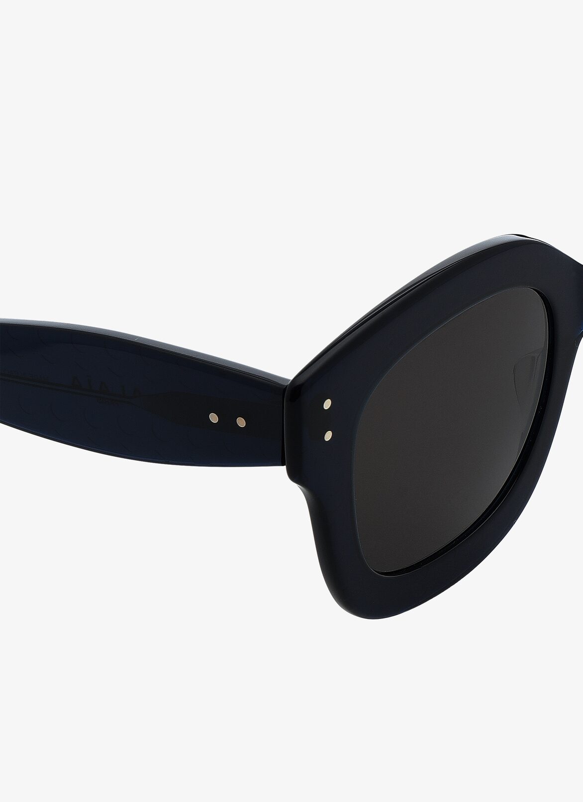 GLASSES LUNETTES BLUE/SILVER ALAÏA BLUE-BLUE-GRAY  GLASSES LUNETTES BLUE/SILVER